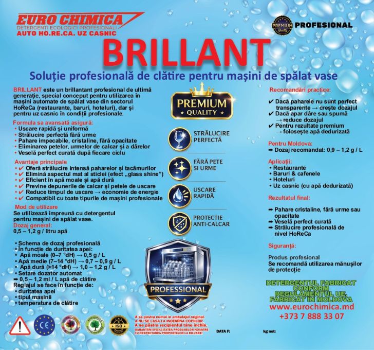 BRILLANT Clătitor 10 kg.